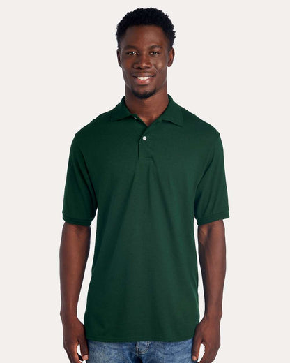 JERZEES Men's Dri-Power® Polo 437R #colormdl_Forest Green
