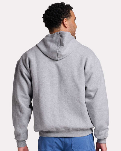 JERZEES Unisex Rugged Full-Zip Hooded Sweatshirt Z12MR #colormdl_Athletic Heather