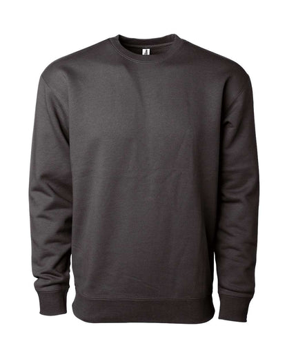 Independent Trading Co. Heavyweight Crewneck Sweatshirt IND3000 #color_Asphalt