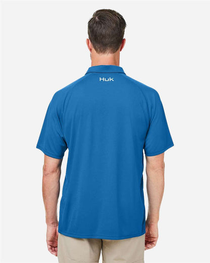 HUK Men's LoPro Solid Performance Polo H12L005 #colormdl_Set Sail