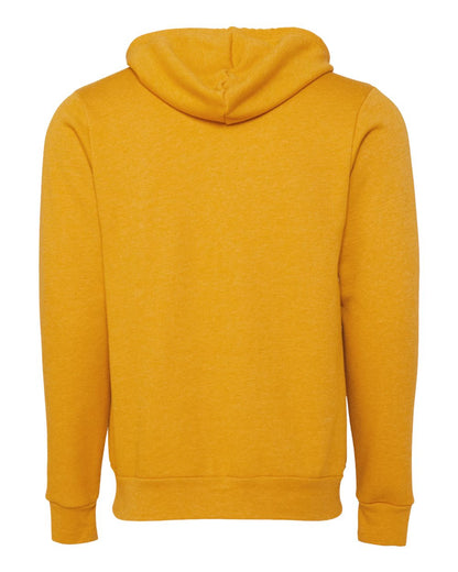 BELLA + CANVAS Sponge Fleece Full-Zip Hoodie 3739 #color_Heather Mustard