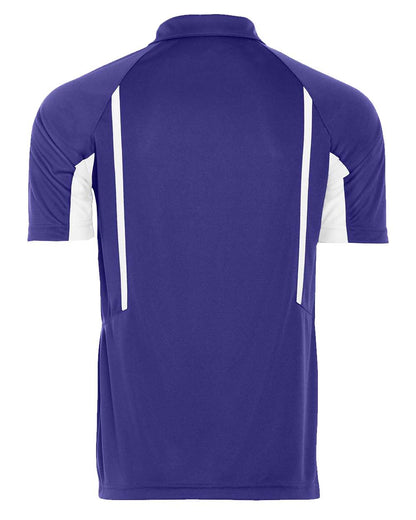 Holloway Men's Two-Tone Avenger Polo 222530 #color_Purple/ White
