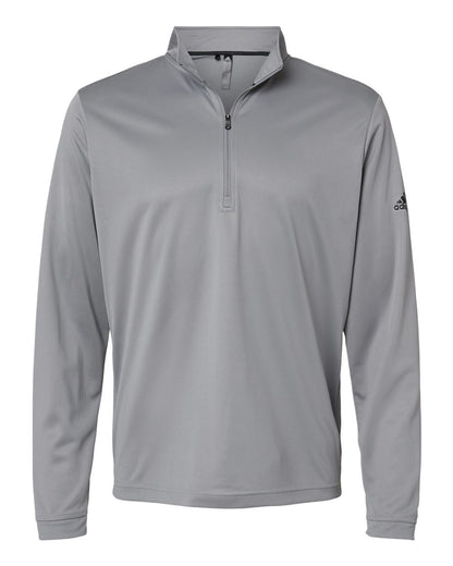 Adidas Lightweight Quarter-Zip Pullover A401 #color_Grey Three