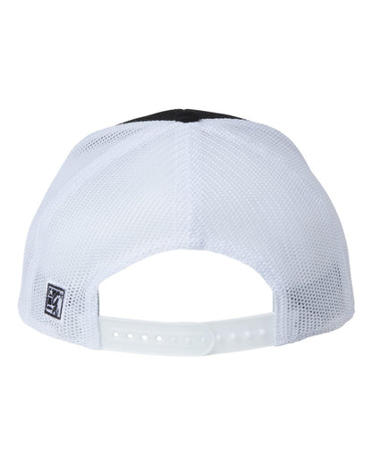 The Game Everyday Trucker Cap GB452E #color_Black/ Grey/ White