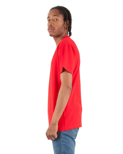 Shaka Wear Unisex V-Neck T-Shirt SHVEE #colormdl_Red