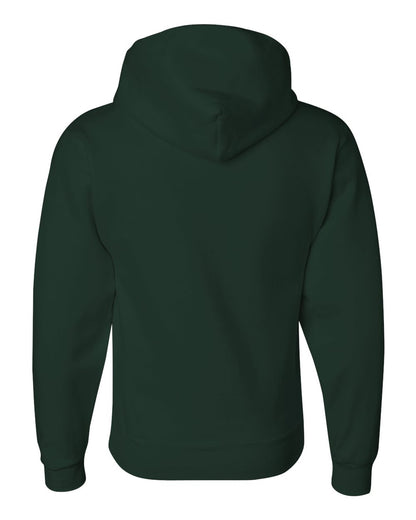 JERZEES Unisex Super Sweats NuBlend® Hooded Sweatshirt 4997MR #color_Forest Green