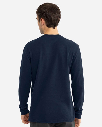Next Level Unisex Ideal Thermal Long Sleeve T-Shirt 8211 #colormdl_Midnight Navy