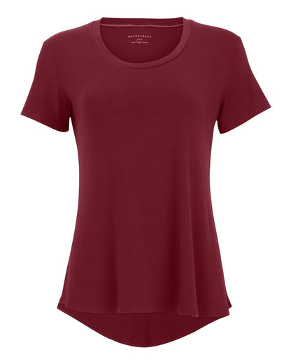 Boxercraft Women's Bamboo Scoop Neck T-Shirt BW2105 #color_Mantra Red