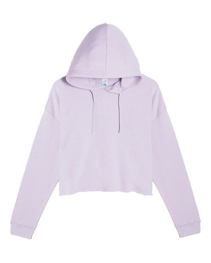 Lane Seven Women's Cropped Fleece Hooded Sweatshirt LS12000 #color_Lilac