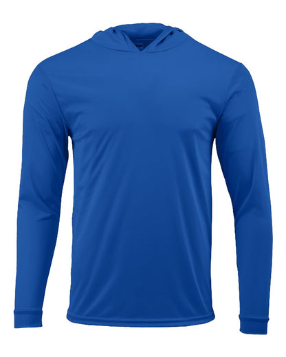 Paragon Unisex Bahama Performance Hooded Long Sleeve T-Shirt 220 #color_Royal