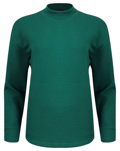 Swannies Women's Paige Cadet Collar Sweatshirt SWP400L #color_Pine