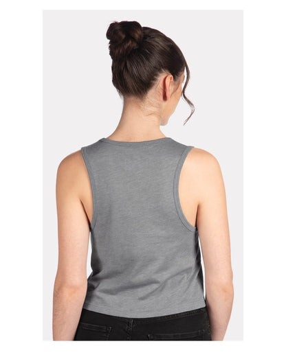 Next Level Women's Festival Crop Tank 5083 #colormdl_Heather Grey