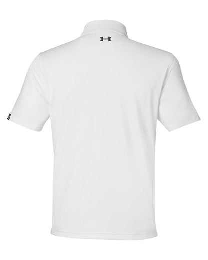 Under Armour Men's Recycled Polo 1383255 #color_White/ White