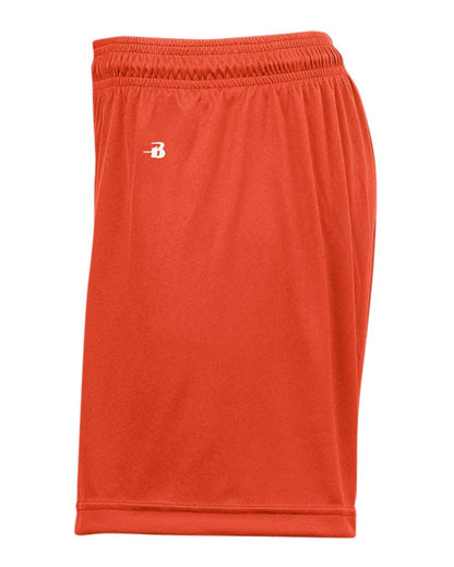 Badger Women's B-Core 5" Inseam Shorts 4116 #color_Burnt Orange