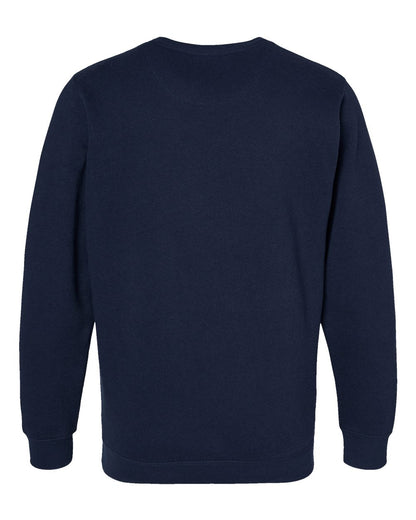 LAT Unisex Elevated Fleece Crewneck Sweatshirt 6925 #color_Navy