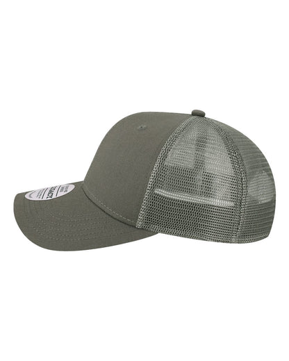 LEGACY Mid-Pro Snapback Trucker Cap MPS #color_Dark Grey/ Dark Grey
