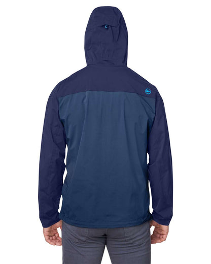 vineyard vines Men's On-The-Go Packable Rain Shell O001647 #colormdl_Blue Blazer