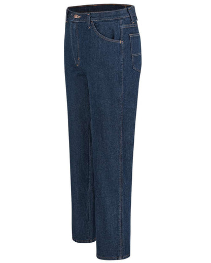 Red Kap Men's Classic Work Jeans PD54 #color_Prewashed Indigo - 36I