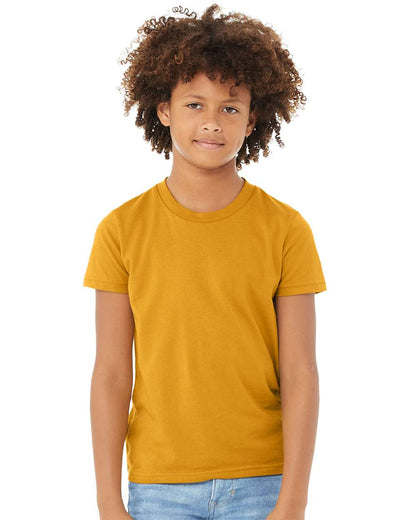 BELLA + CANVAS Youth Jersey Tee 3001Y #colormdl_Mustard