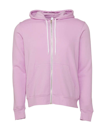 BELLA + CANVAS Sponge Fleece Full-Zip Hoodie 3739 #color_Lilac