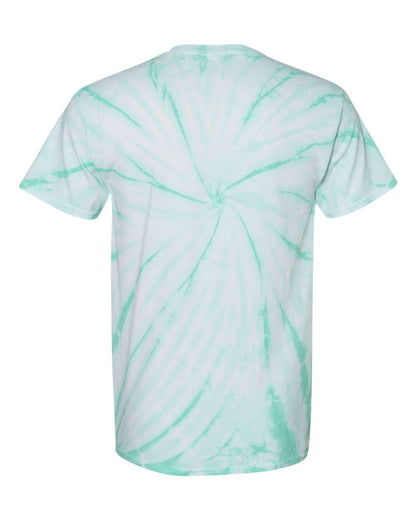 Dyenomite Cyclone Pinwheel Tie-Dyed T-Shirt 200CY #color_Mint