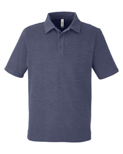 CORE365 Men's Fusion ChromaSoft™ Pique Polo CE112 #color_Classic Navy Heather