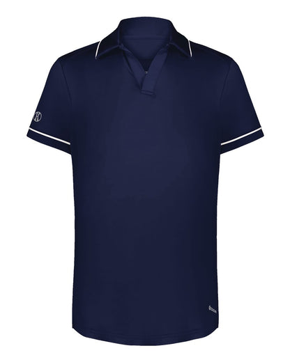 Holloway Women's CoolCore® Polo 222701 #color_Navy/ White