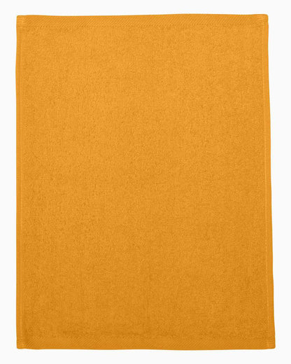 Q-Tees Hemmed Fingertip Towel T600 #color_Gold