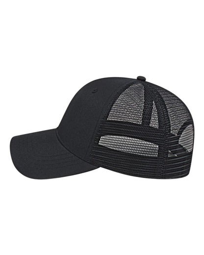 CAP AMERICA X-tra Value Polyester Trucker Cap x800 #color_Black/ Black