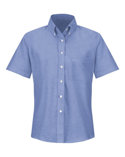 Red Kap Women's Executive Oxford Dress Shirt SR61 #color_Light Blue