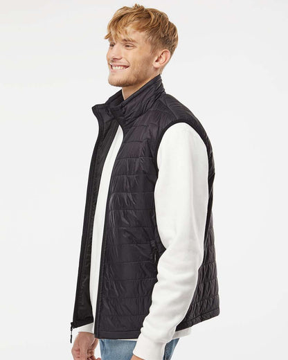 Independent Trading Co. Men's Puffer Vest EXP120PFV #colormdl_Black
