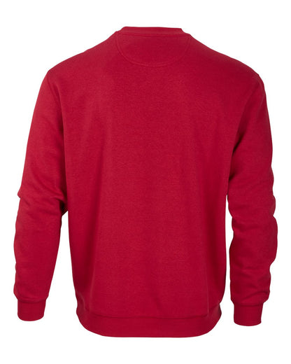 Boxercraft Fleece Crew Pullover BM5101 #color_Brick Red