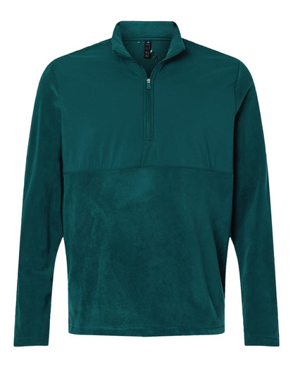 Adidas Men's Ultimate365 Cozy Quarter-Zip Pullover A2020 #color_Aurora Ivy