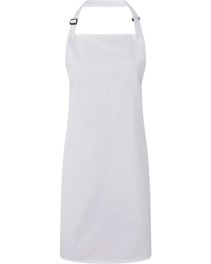 Artisan Collection by Reprime Recycled Bib Apron RP150 #color_White