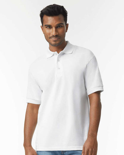Gildan Unisex DryBlend® Jersey Polo 8800 #colormdl_White