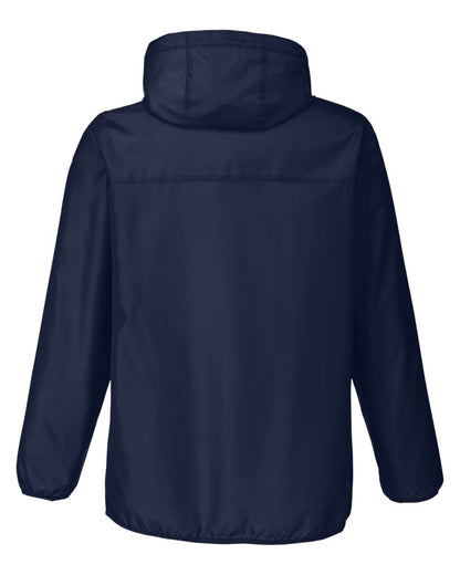 Team 365 Unisex Zone Protect Packable Anorak Jacket TT77 #color_Sport Dark Navy