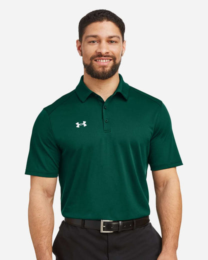 Under Armour Men's Tech™ Polo 1370399 #colormdl_Forest Green/ White