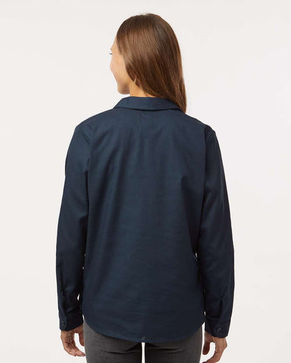 Dickies Women's Long Sleeve Industrial Work Shirt L5350 #colormdl_Dark Navy