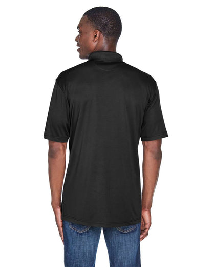 UltraClub Men's Cool & Dry Sport Performance Interlock Polo 8425 #colormdl_Black