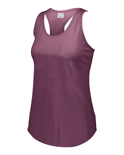 Augusta Sportswear Women's Lux Triblend Tank Top 3078 #color_Maroon Heather