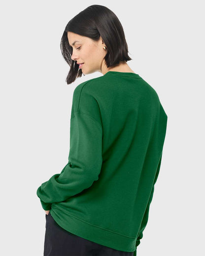 BELLA + CANVAS Unisex Sponge Fleece Drop Shoulder Crewneck Sweatshirt 3945 #colormdl_Kelly