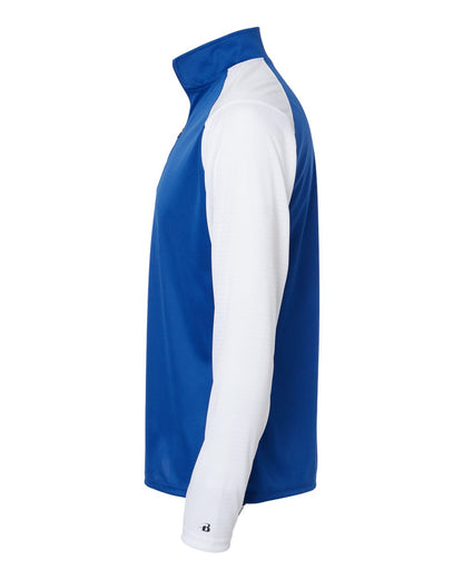 Badger Breakout Quarter-Zip Pullover 4231 #color_Royal/ White