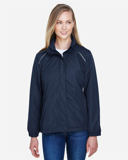 CORE365 Women's Profile Fleece-Lined All-Season Jacket 78224 #colormdl_Classic Navy