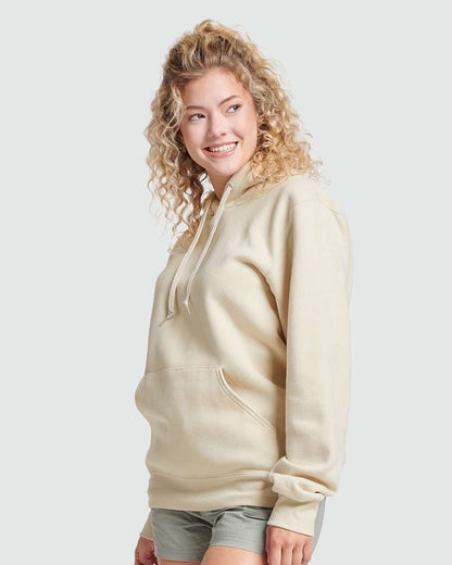 JERZEES Unisex Eco™ Premium Blend Ring-Spun Hooded Sweatshirt 700MR #colormdl_Putty