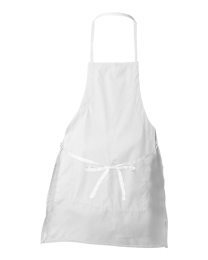 Liberty Bags Two-Pocket Butcher Apron 5502 #color_White