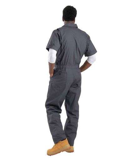 Berne Apparel Men's Axle Short Sleeve Coverall P700 #colormdl_Charcoal