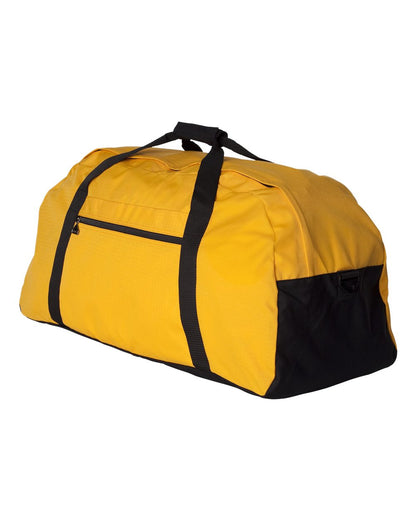 Augusta Sportswear Large Ripstop Duffel Bag 1703 #color_Gold/ Black