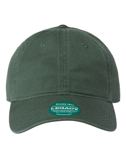 LEGACY Relaxed Twill Dad Hat EZA #color_Dark Green