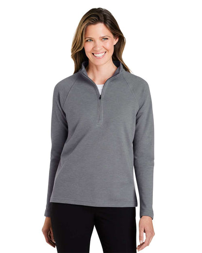 Devon & Jones Women's New Classics® Charleston Quarter-Zip Pullover DG481WZ #colormdl_Graphite Melange