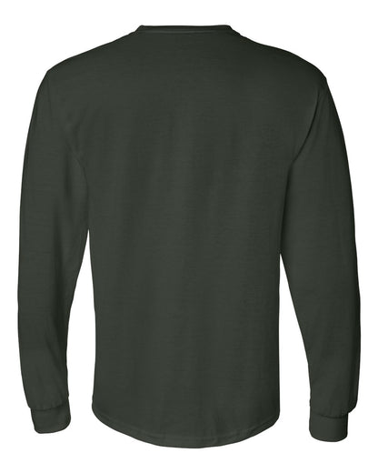 Gildan Unisex DryBlend® 50/50 Long Sleeve T-Shirt 8400 #color_Forest Green